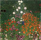Gustav Klimt Famous Paintings - Bauerngarten